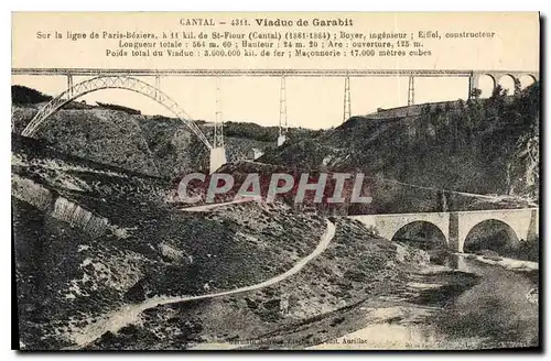 Cartes postales Cantal Viaduc de Garabit