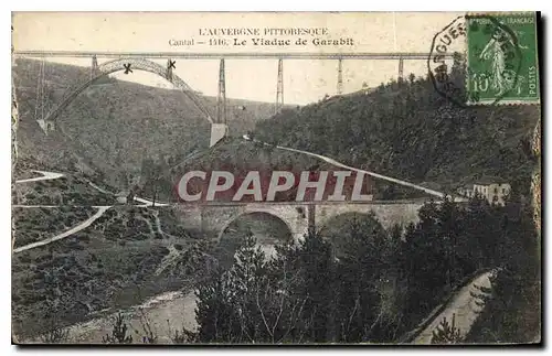 Cartes postales L'Auvergne Pittoresque Cantal Le Viaduc de Garabit