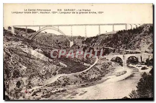 Ansichtskarte AK Le Cantal Pittoresque Garabit Le Viaduc