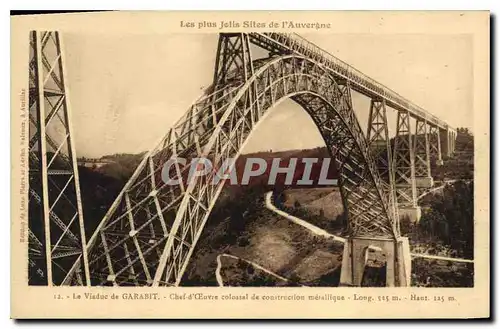 Ansichtskarte AK Les plus Jolis Sites de l'Auvergne Le Viaduc de Garabit Chef d'Ceuvre colossal de construction m