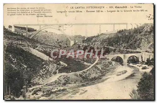 Ansichtskarte AK Le Cantal Pittoresque Garabit Le Viaduc