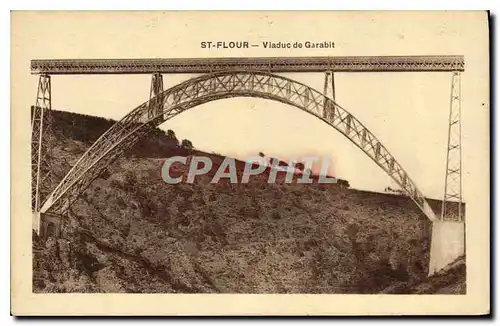 Cartes postales St Flour Viaduc de Garabit