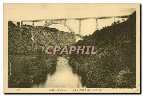 Ansichtskarte AK Saint Flour Le Viaduc de Garabit