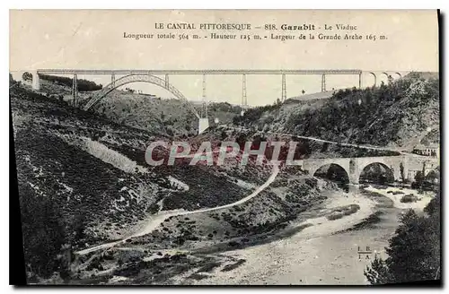 Ansichtskarte AK Le Cantal Pittoresque Garabit Le Viaduc