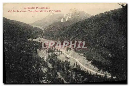 Ansichtskarte AK L'Auvergne Pittoresque Le Lioran Vue generale et le Puy Griou