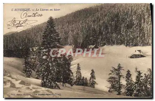 Ansichtskarte AK L'Auvergne Le Lioran en Hiver