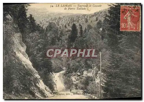 Cartes postales Le Lioran Tournant et Cascade de Pierre Taillade