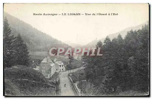 Ansichtskarte AK Haute Auvergne Le Lioran Vue de l'Ouest a l'Est