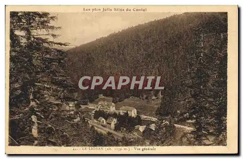 Cartes postales Les plus Jolis Sites du Cantal Le Lioran Vue generale