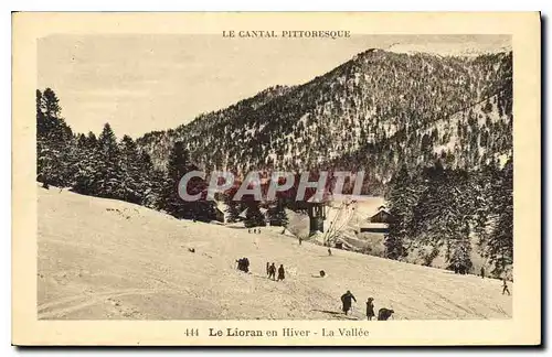 Ansichtskarte AK Le Cantal Pittoresque Le Lioran en Hiver La Vallee