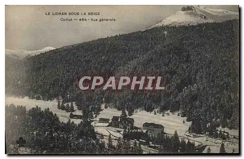 Ansichtskarte AK Le Lioran sous la Neige Cantal Vue generale