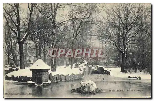 Cartes postales Saint Etienne Place Marengo