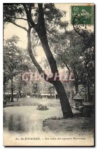 Cartes postales Saint Etienne Un Coin du Square Marengo