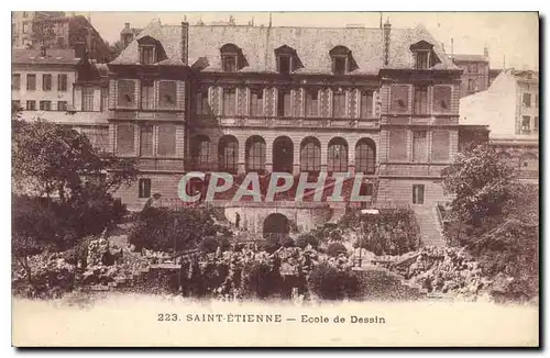 Cartes postales Saint Etienne Ecole de Dessin