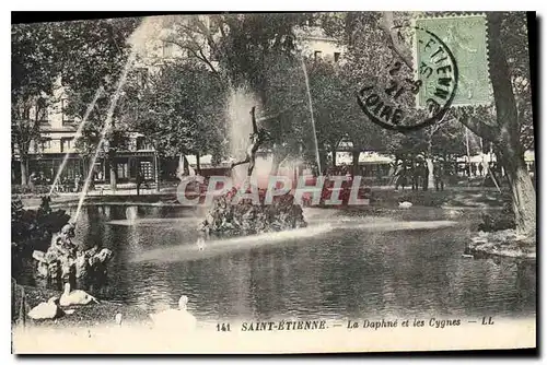 Cartes postales Saint Etienne La Daphne et les Cygnes