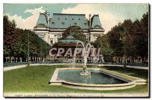 Cartes postales Saint Etienne Le Square Marengo et la Perfecture