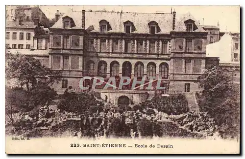 Cartes postales Saint Etienne Ecole de Dessin