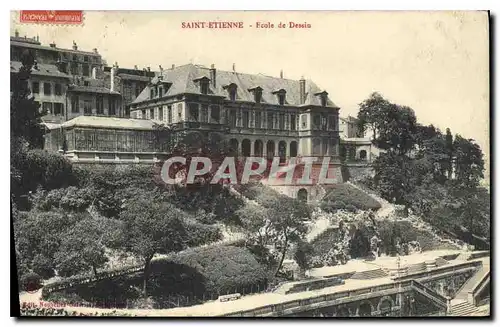 Cartes postales Saint Etienne Ecole de Dessin