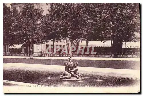 Cartes postales Saint Etienne Place Marengo