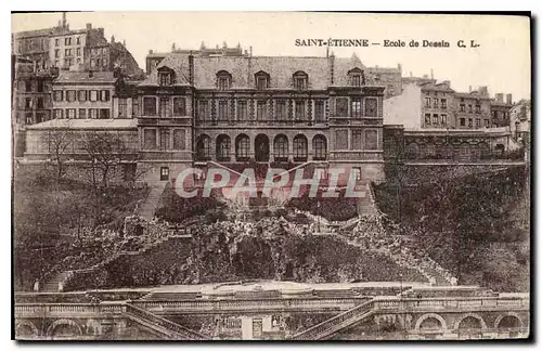 Cartes postales Saint Etienne Ecole de Dessin