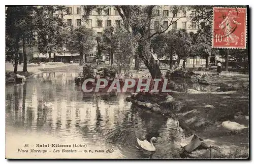 Cartes postales Saint Etienne Loire Place Marengo Les Bassins