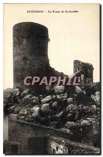 Cartes postales Saint Etienne Les Ruines de Rochetaillee