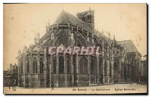 Cartes postales Nevers La Cathedrale Eglise Saint Cyr