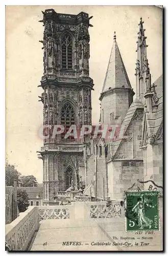 Cartes postales Nevers Cathedrale Saint Cyr la Tour