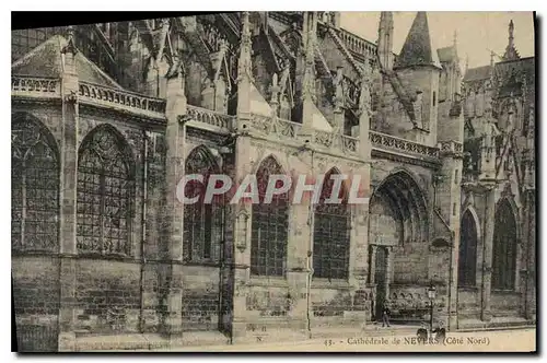 Ansichtskarte AK Cathedrale de Nevers Cote Nord