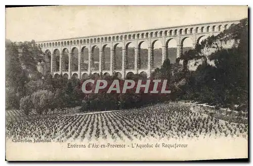 Ansichtskarte AK Environs d'Aix en Provence L'Aqueduc de Roquefavour