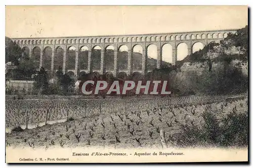 Cartes postales Environs d'Aix en Provence Aqueduc de Roquefavour