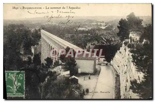 Cartes postales Roquefavour Le sommet de L'Aqueduc