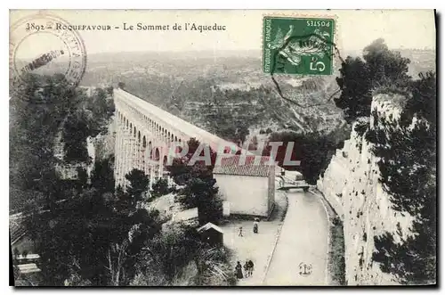 Cartes postales Roquefavour Le Sommet de L'Aqueduc