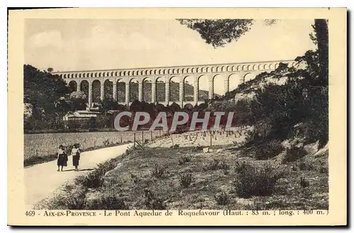 Cartes postales Aix en Provence Le Pont Aqueduc de Roquefavour