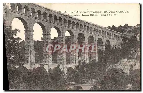 Ansichtskarte AK Environs d'Aix en Provence Roquefavour Aqueduc