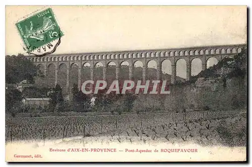 Cartes postales Environs d'Aix en Provence Pont Aqueduc de Roquefavour