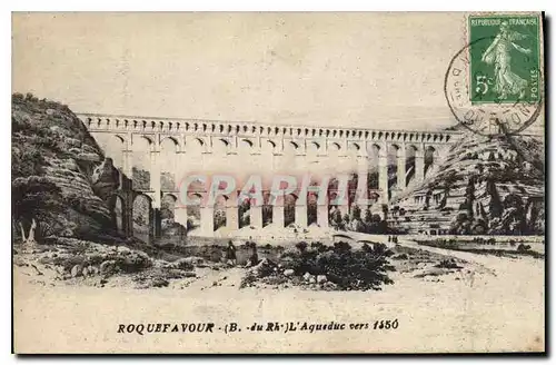 Ansichtskarte AK Roquefavour B du Rh L'Aqueduc vers 1850