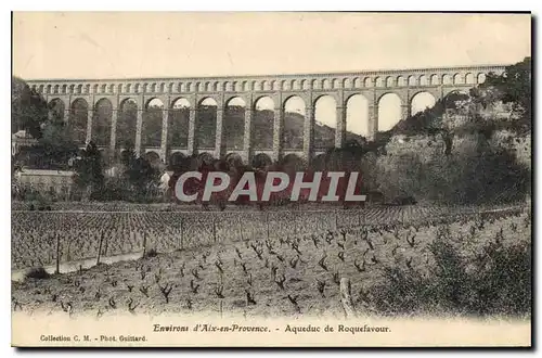 Cartes postales Environs d'Aix en Provence Aqueduc de Roquefavour