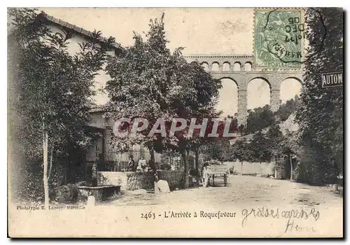Cartes postales L'Arrivee a Roquefavour