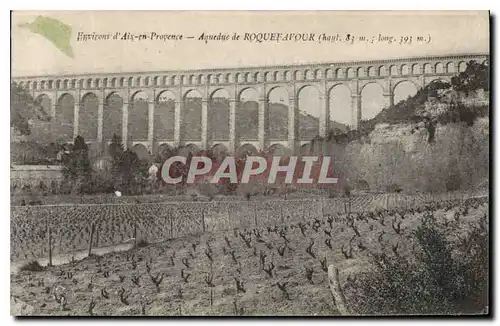 Cartes postales Environs d'Aix en Provence Aqueduc de Roquefavour