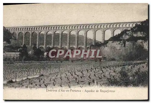 Cartes postales Environs d'Aix en Provence Aqueduc de Roquefavour