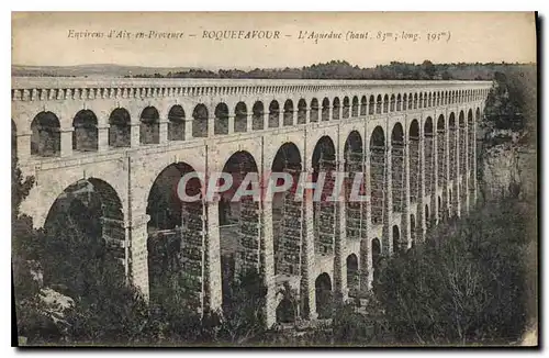 Cartes postales Environs d'Aix en Provence Roquefavour L'Aqueduc