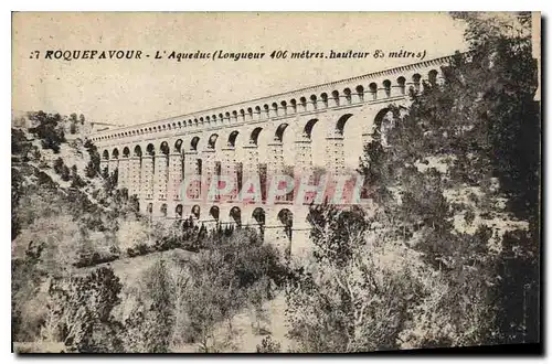 Ansichtskarte AK Roquefavour L'Aqueduc