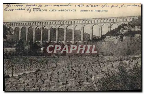 Cartes postales Environs d'Aix en Provence Aqueduc de Roquefavour