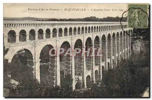 Ansichtskarte AK Environs d'Aix en Provence Roquefavour L'Aqueduc