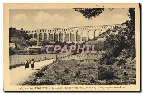 Cartes postales Aix en Provence Le Pont Aqueduc de Roquefavour