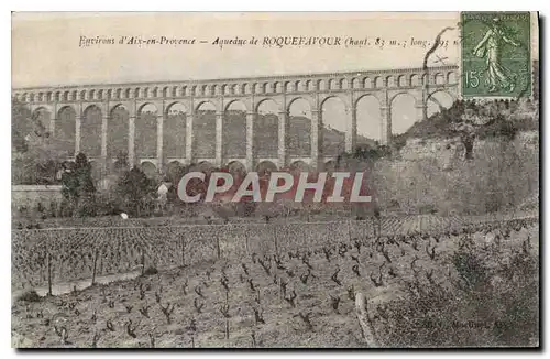 Cartes postales Environs d'Aix en Provence Aqueduc de Roquefavour