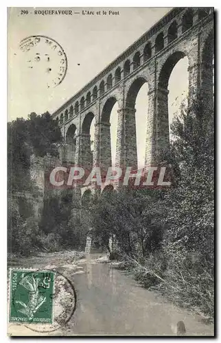 Cartes postales Roquefavour L'Arc et le Pont