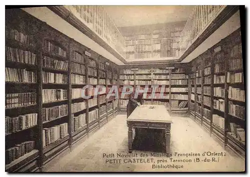 Ansichtskarte AK Petit Noviciat des Missions Francaises d'Orient Petit Castelet pres Tarascon B du R Bibliotheque