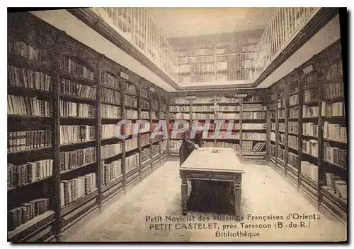 Cartes postales Petit Noviciat des Missions Francaises d'Orient Petit Castelet pres Tarascon B du R Bibliotheque